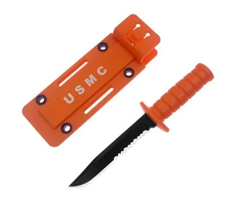 Нож тычковый Катана A76 Оранжевый