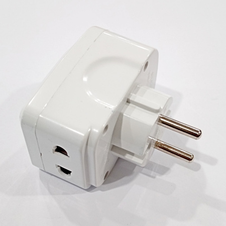 Универсальный адаптер 2в1, переходник+зарядка USB  / NK-823/ 7043 Универсальный адаптер 2в1, переходник+зарядка USB  / NK-823/ 7043