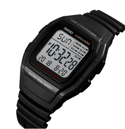 Часы наручные SKMEI 1278BK, BLACK, 11375