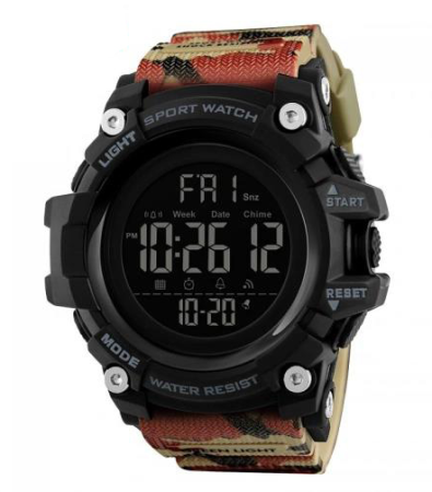 Часы наручные SKMEI 1384CMRD, CAMOUFLAGE, 6009