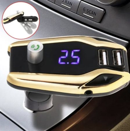 FM модулятор X8 Plus Bluetooth 2 х USB, 4912