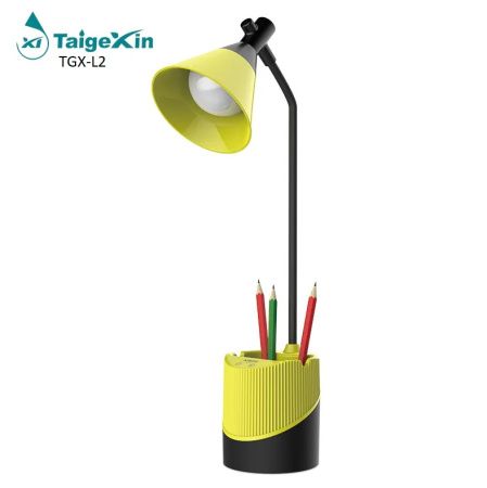 Настольная LED лампа аккумуляторная TAIGEXIN TGX-L2, ночник, ячейка для ручек