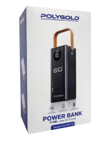 Повербанк Polygold PG-PW118 60000 mAh 22.5W