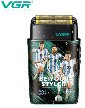 Электробритва VGR V-309 шейвер, двойное лезвие, 6500-7500 RPM, LED Display