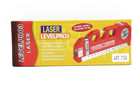 Лазерный уровень со встроенной рулеткой LEVELPR03 LASER 7124