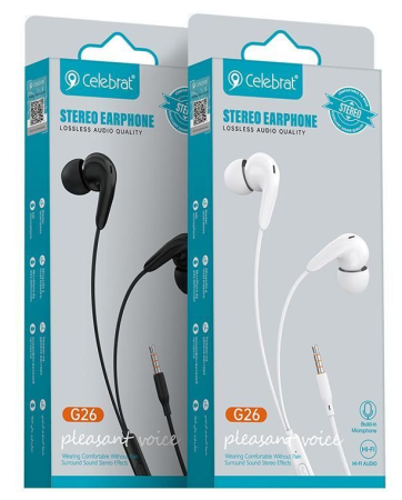 Вакуумные наушники-гарнитура Celebrat G26