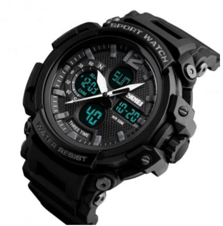 Часы наручные SKMEI 1343BK, BLACK, 9745