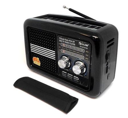 Радиоприёмник Golon RX-BT978S, цвета чёрный, красный, золотой