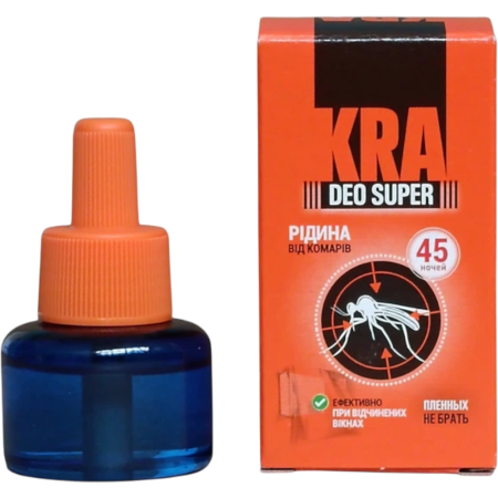 KRA DEO Жидкость от комаров 40 ночей