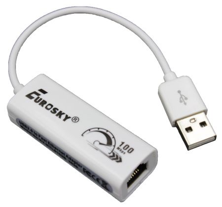Адаптер USB LAN KY-RTL8152B Eurosky (для Т2)