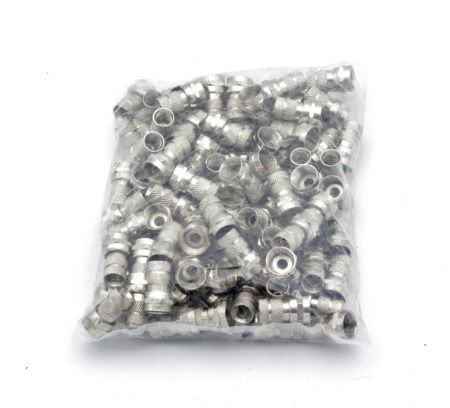 Штекер F разём RG-6 (size18mm) цинк