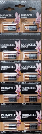 Батарейка Duracell LR3/AAA 20шт