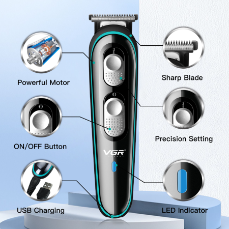 Триммер бороды и усов VGR V-055