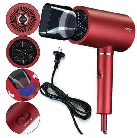 Фен для укладки волос VGR V-431, разные цвета