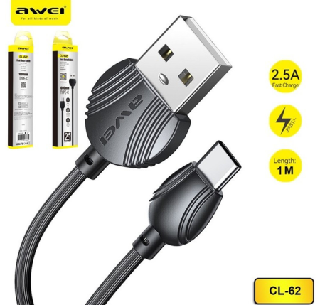 Кабель USB Awei CL 62 Type-C, 6680