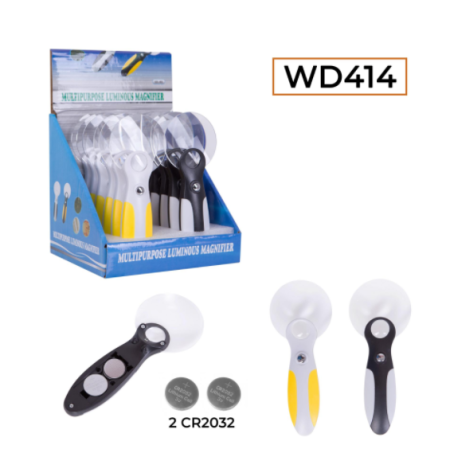 Лупа с подсветкой WD414 / 2032 /