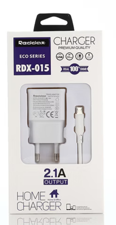 Сетевое зарядное устройство REDDAX RDX-015, 10W, Type-C, White