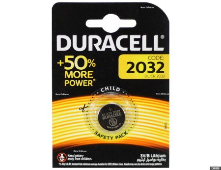 Батарейки-Таблетки Duracell CR2032 / 3V блистер 5шт.