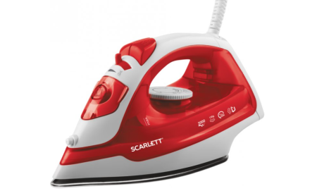 Утюг Domotec MS-2258 красный / керамика / 5613