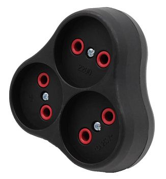 Тройник черный