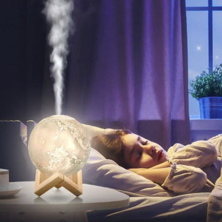 Ночник - увлажнитель воздуха Луна 3D Moon Lamp RGB, USB, 6727-2 Ночник - увлажнитель воздуха Луна 3D Moon Lamp RGB, USB, 6727-2