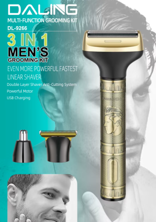 Система DALING DL-9266 3 in1 (бритва, машинка, триммер) Система DALING DL-9266 3 in1 (бритва, машинка, триммер)