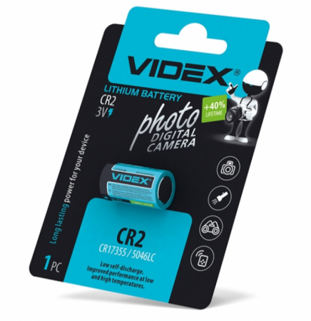 Батарейка литиевая Videx CR2