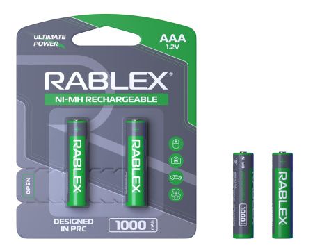 Аккумулятор Rablex HR03/AAA Ni-MH 1000mAh 1.2V 1 шт.