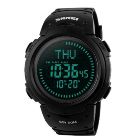 Часы наручные SKMEI 1231BK, BLACK, Compass, 9739