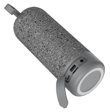 Bluetooth-колонка TG619C с RGB подсветкой, speakerphone, радио, серый