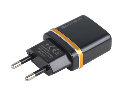 Сетевое зарядное устройство REDDAX RDX-012 6W (USB), Black