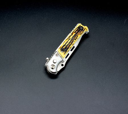 Нож выкидной, кость 045-2, 7.5см