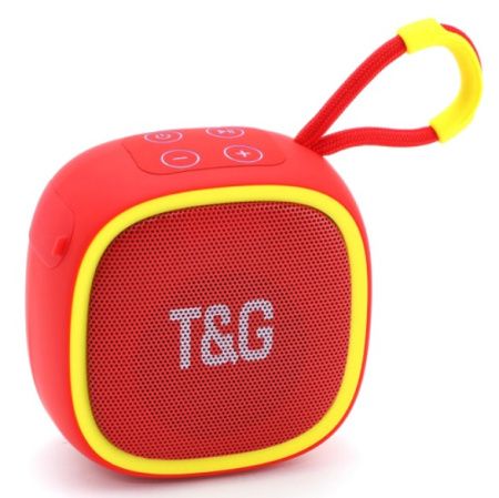 Портативная беспроводная колонка TG659, Bluetooth, Red Портативная беспроводная колонка TG659, Bluetooth, Red