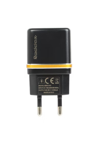 Сетевое зарядное устройство REDDAX RDX-013 (10W, 2.1A) + кабель Type-C, Black