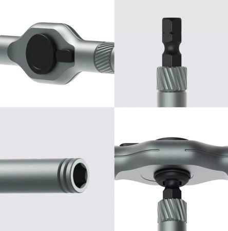 Набор инструментов отвёртка + биты / DUKA ATuMan Screwdriwer Set 24 в 1 / 8065