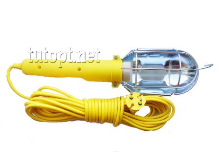 Переносная лампа с удлинителем длина 10 метров под Е27 лампочку 220V WD041/ WD360