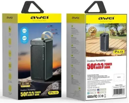 Повербанк AWEI PA-13 50000mAh 9913