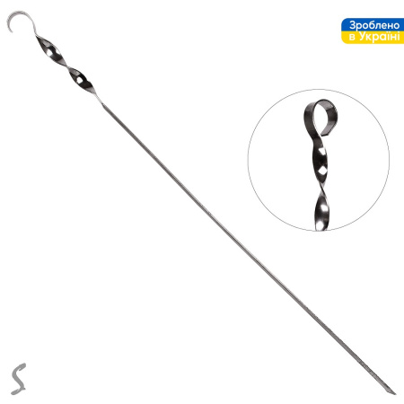 Шампур уголок SS 575*10*2мм УК-Ш50У