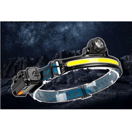 Налобный фонарь RB150, акк, micro usb, zoom, диодная лента