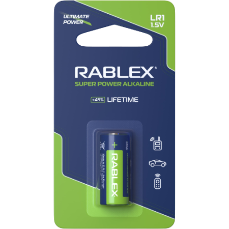 Батарейка Rablex LR1 Alkaline