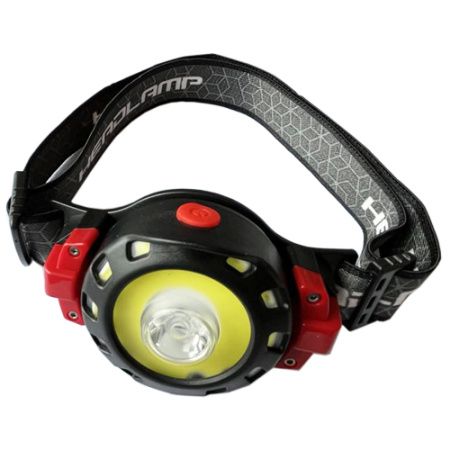 Налобный фонарь T292-LTS+COB, Белый, Красный, Li-Ion аккум., ЗУ Type-C