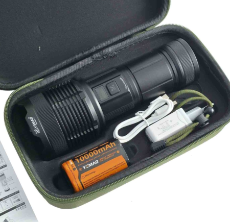 Ручной фонарь YEMAO YM-G647-1 TG 60W, 1x45650, Power Bank, ЗУ Type-C, zoom