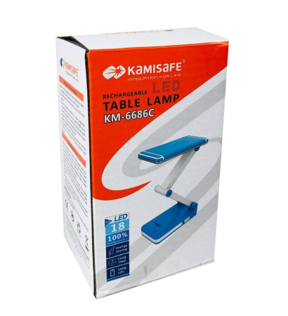 Настольная LED лампа аккумуляторная Kamisafe KM-6686c \ Акк. \ 18 Led\ Настольная LED лампа аккумуляторная Kamisafe KM-6686c \ Акк. \ 18 Led\