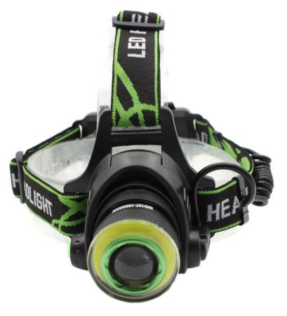 Налобный фонарь PL-107, BL-T106-T6, 2х18650, ЗУ microUSB, T6+Cob, Zoom