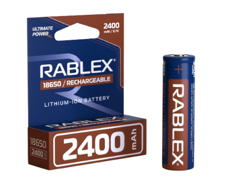 Аккумулятор Rablex 18650, 2400mAh Li-ION 3.7v