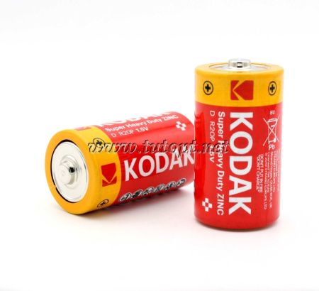 Батарейка KODAK Super Heavy Duty R20P (D) / солевая Батарейка KODAK Super Heavy Duty R20P (D) / солевая