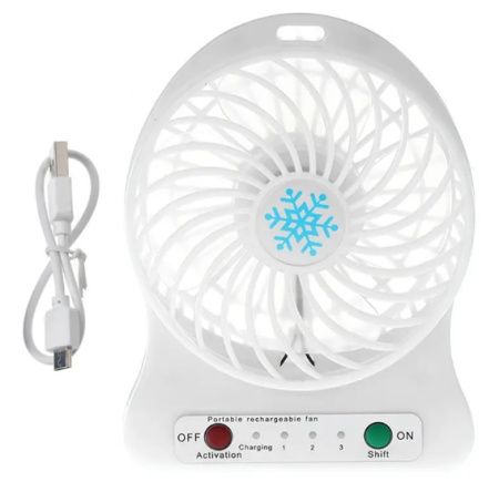 Вентилятор ручной аккумуляторный HF-309, 4376