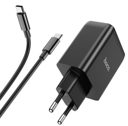 СЗУ Сетевое Зарядное Устройство Hoco N18, быстрая зарядка 65W,  Type-C - Type-C СЗУ Сетевое Зарядное Устройство Hoco N18, быстрая зарядка 65W,  Type-C - Type-C
