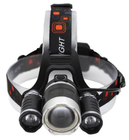 Налобный фонарь BORUIT RJ3001, Акк., T6 LED, ZOOM, автомобильная зарядка Налобный фонарь BORUIT RJ3001, Акк., T6 LED, ZOOM, автомобильная зарядка