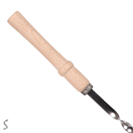 Шампур с деревянной ручкой SS 600*10*2мм УК-Ш60Д